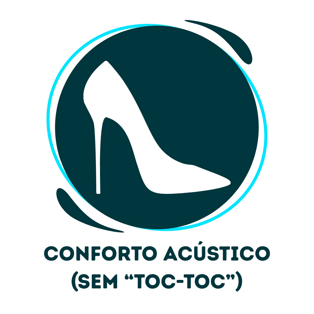 Conforto acústico (sem "toc-toc")